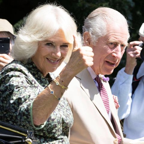 König Charles III. und Königin Camilla haben die Sandringham Flower Show besucht.