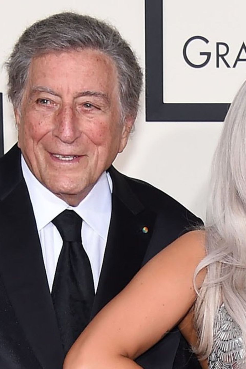 Tony Bennett mit Lady Gaga im Jahr 2015.