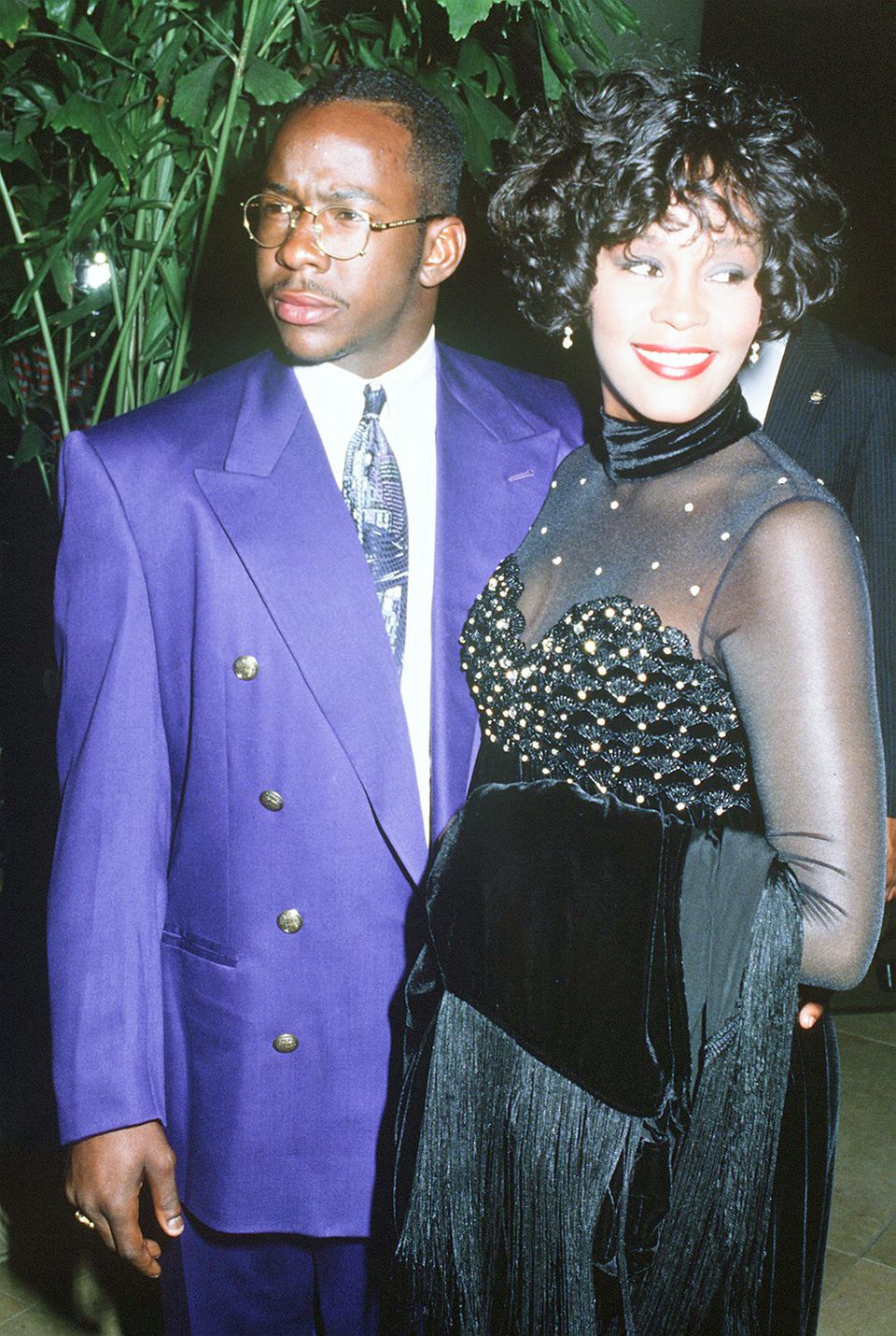 Whitney Houston und Bobby Brown, circa 1992