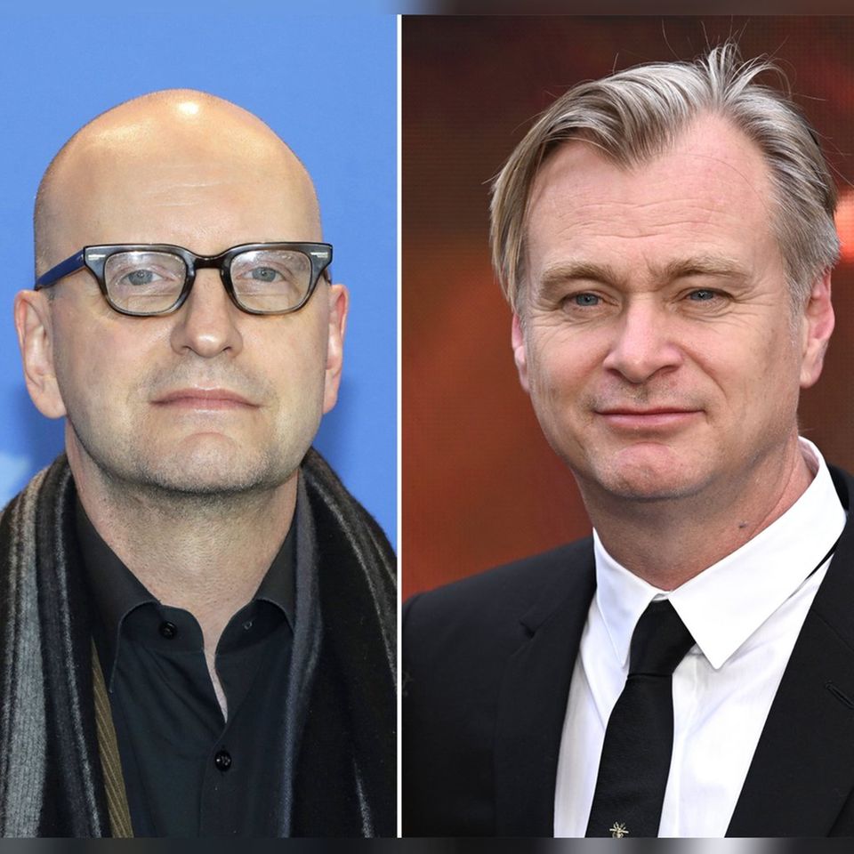 Die Star-Regisseure Steven Soderbergh (li.) und Christopher Nolan.