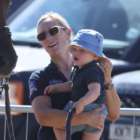 Zara Tindall mit ihrem Sohn Lucas