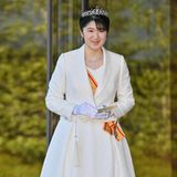 5. Dezember 2021  In festlicher Robe posiert Prinzessin Aiko bei einem Fototermin im Kaiserpalast anlässlich ihres 20. Geburtstags.