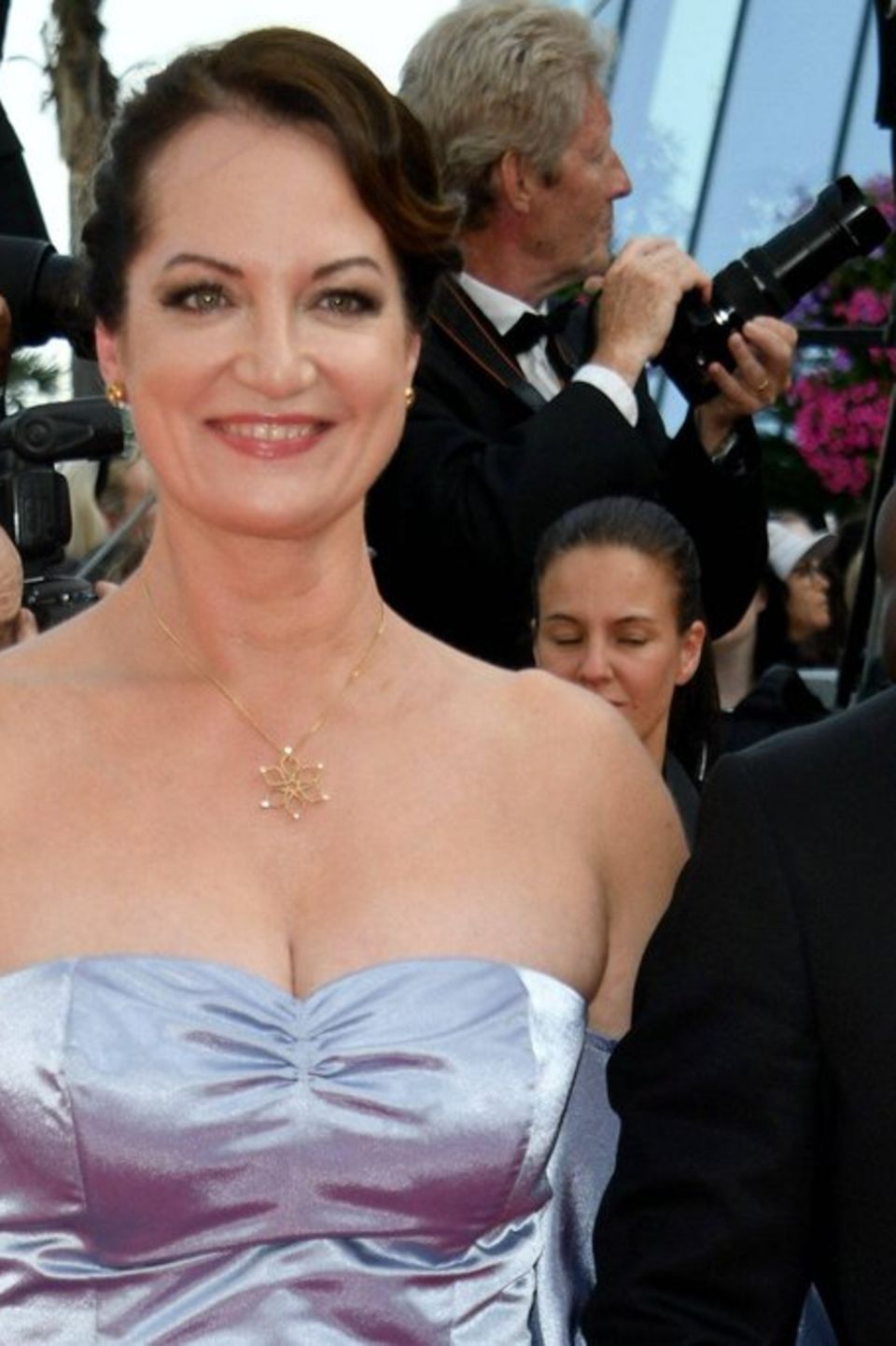 Natalia Wörner und Heiko Maas bei den 75. Filmfestspielen von Cannes.