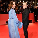 2018 Natalia Wörner und Heiko Maas Hand in Hand auf dem roten Teppich bei der Berlinale. 