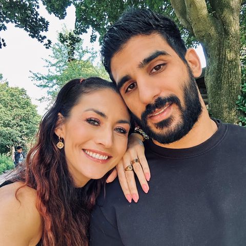 Fiona Erdmann und Partner Mohamed, auch genannt Moe