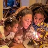 Gezwitscher: Beyoncé Knowles mit ihren Kindern