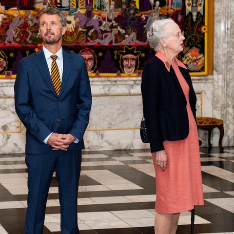 Prinz Frederik und Königin Margrethe
