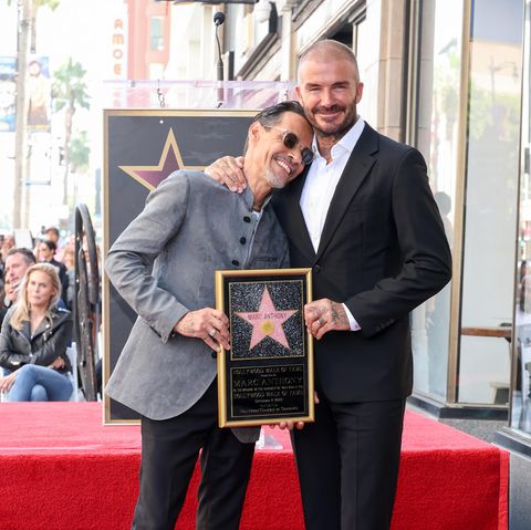 Walk of Fame: Marc Anthony und David Beckham