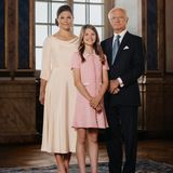 Kronprinzessin Victoria, Prinzessin Estelle und König Carl Gustaf