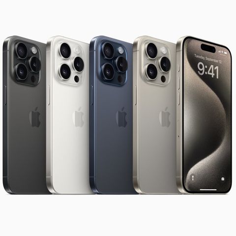 iPhone 15 Pro und iPhone 15 Pro Max erscheinen in vier Farben.