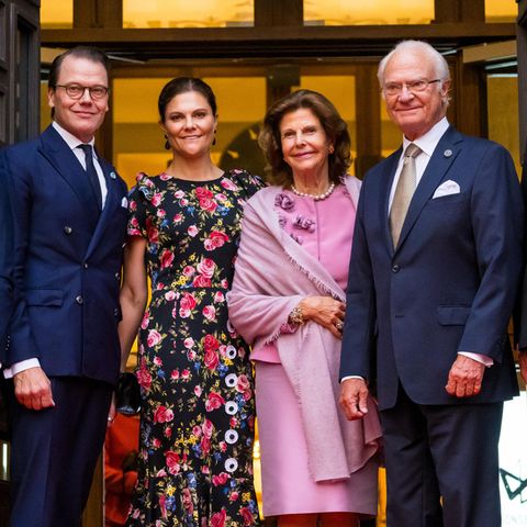 Prinzessin Sofia, Prinz Carl Philip, Prinz Daniel, Prinzessin Victoria, Königin Silvia und König Carl Gustaf