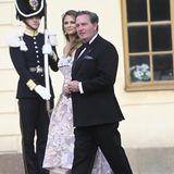 Prinzessin Madeleine kommt in Begleitung ihres Mannes Chris O'Neill. Die drei Kinder Prinzessin Leonore, Prinz Nicolas und Prinzessin Adrienne sind allerdings nicht dabei.