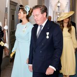 Prinzessin Madeleine nimmt mit ihrem Mann Chris O'Neill an dem Te Deum teil. 