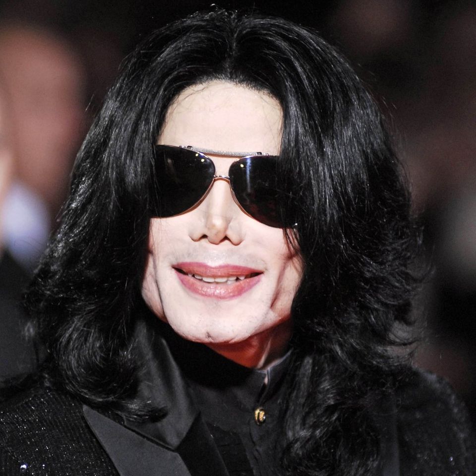 Michael Jackson gegen Ende seiner körperlichen Transformation.