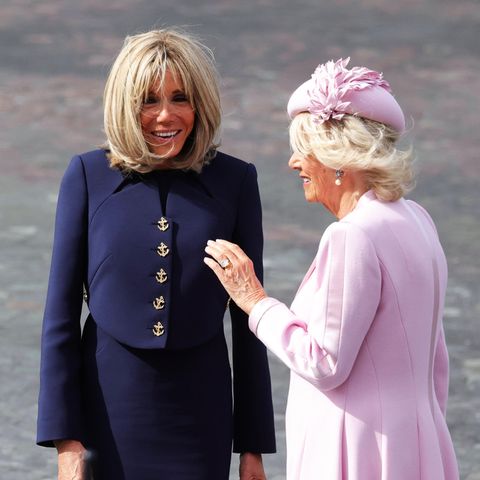 Der Style von Brigitte Macron am 20. September 2023