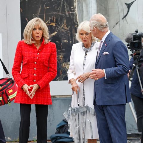 Brigitte Macron, Königin Camilla und König Charles