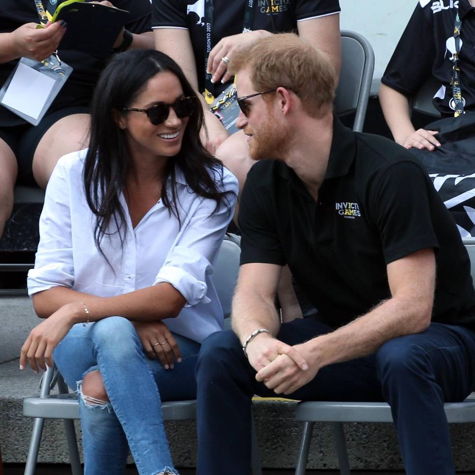 Herzogin Meghan und Prinz Harry im Jahr 2017