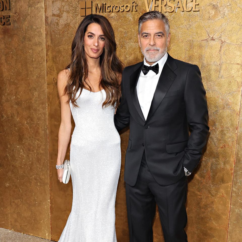 Amal und George Clooney auf dem Clooney´s Albie Award