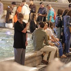 Gesichtet 2023: Justin Timberlake am Trevi-Brunnen