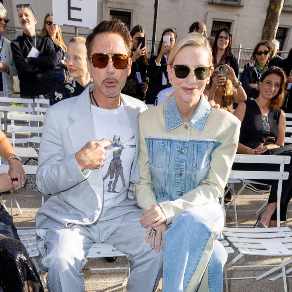 Robert Downey Jr. und Cate Blanchett bei Stella McCartney in Paris