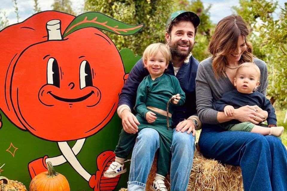 Halloween-Deko: Mandy Moore und Familie