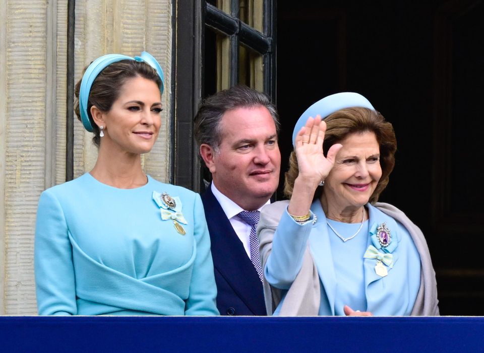 Beim Thronjubiläum zeigte sich Chris O'Neill gut gelaunt an der Seite von Prinzessin Madeleine und Königin Silvia.