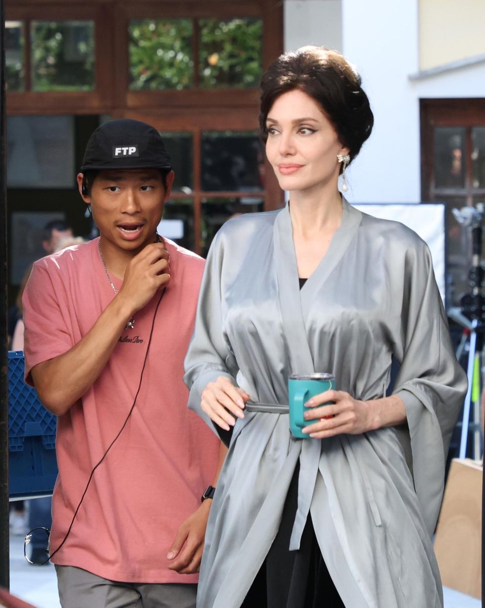 Stars am Set: Angelina Jolie und Sohn Pax Jolie-Pitt