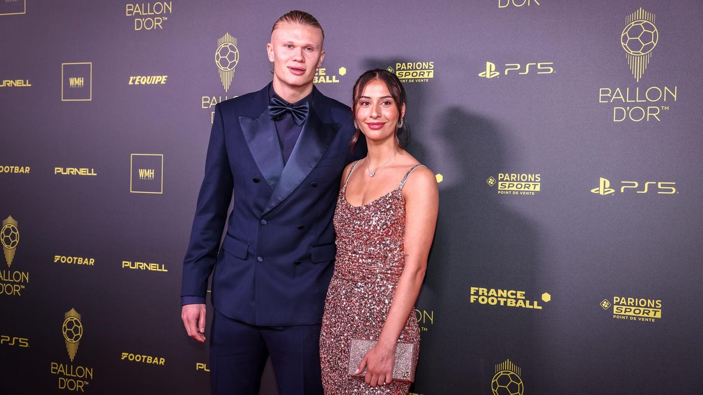 Erling-Haaland-Erster-Red-Carpet-Auftritt-von-Erling-Haaland-mit-Freundin-Isabel