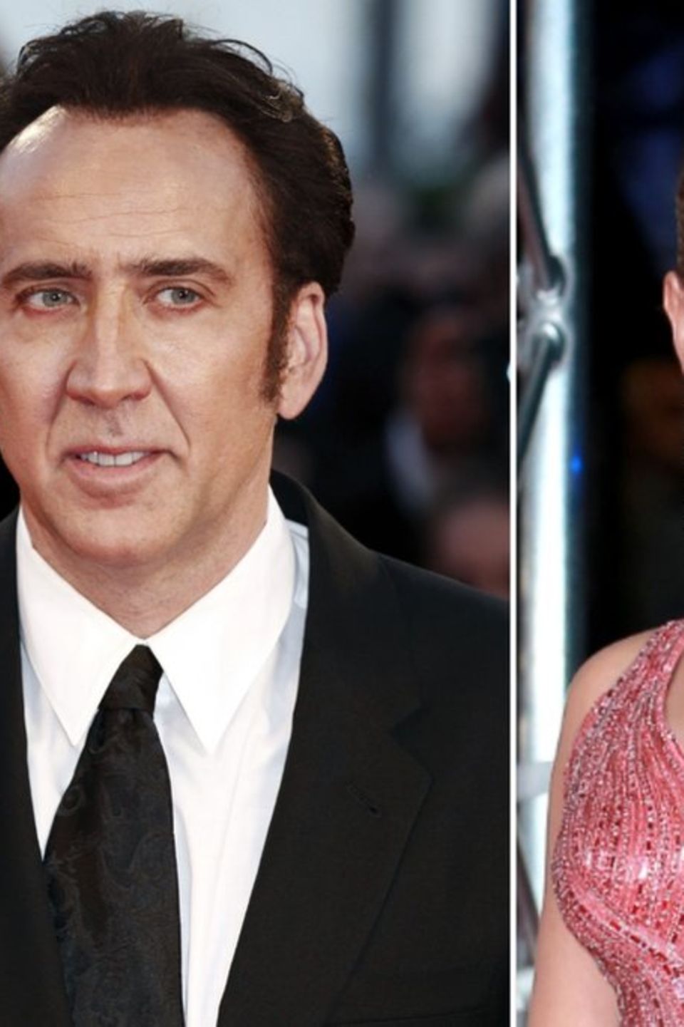 Sind offenbar kein großer KI-Freund: Nicolas Cage und Scarlett Johansson.
