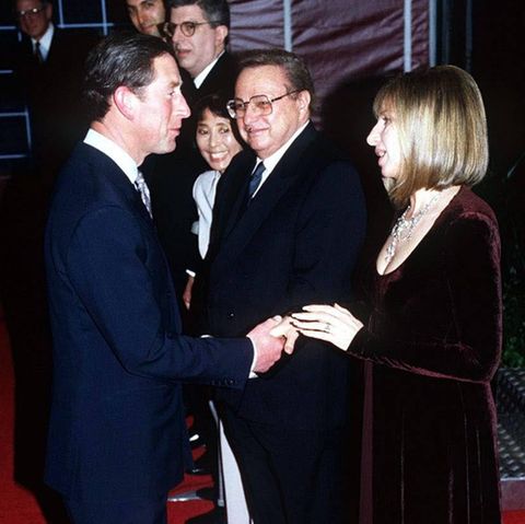 König Charles und Barbra Streisand im Jahr 1994