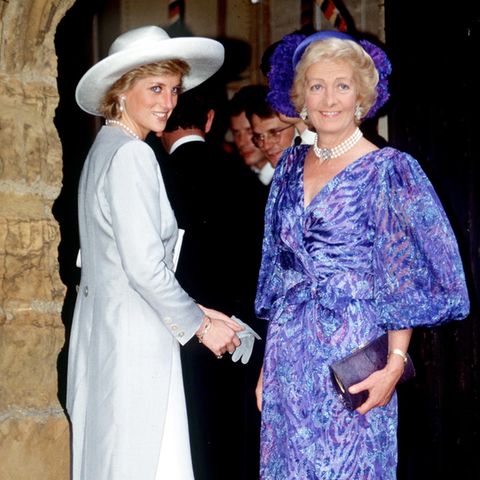 Prinzessin Diana und ihre Mutter Frances Shand Kydd