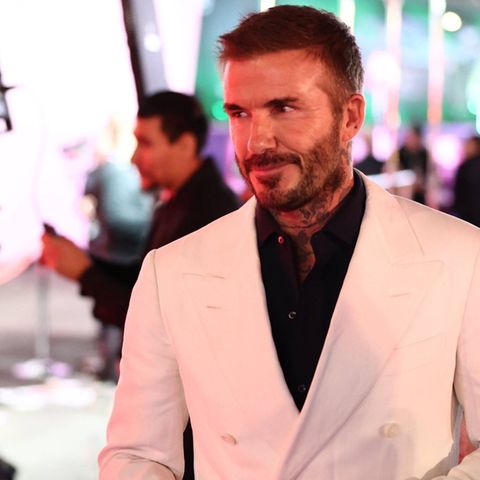 David Beckham am Sonntag beim Grand Prix von Las Vegas.