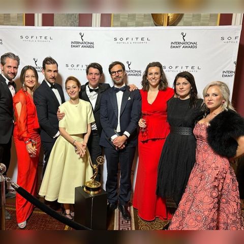 Das Team von "Die Kaiserin" bei der Verleihung des International Emmy Awards in New York City.