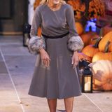 An Halloween verkleidet sich die First Lady in diesem Jahr als graue Maus und sieht dabei doch ganz kuschelig aus.