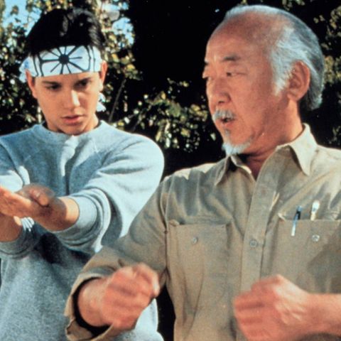 In den ersten Teilen spielte Ralph Maccio das "Karate Kid" Daniel LaRusso. Seinen Lehrer Mr. Miyagi verkörperte Noriyuki Pat M