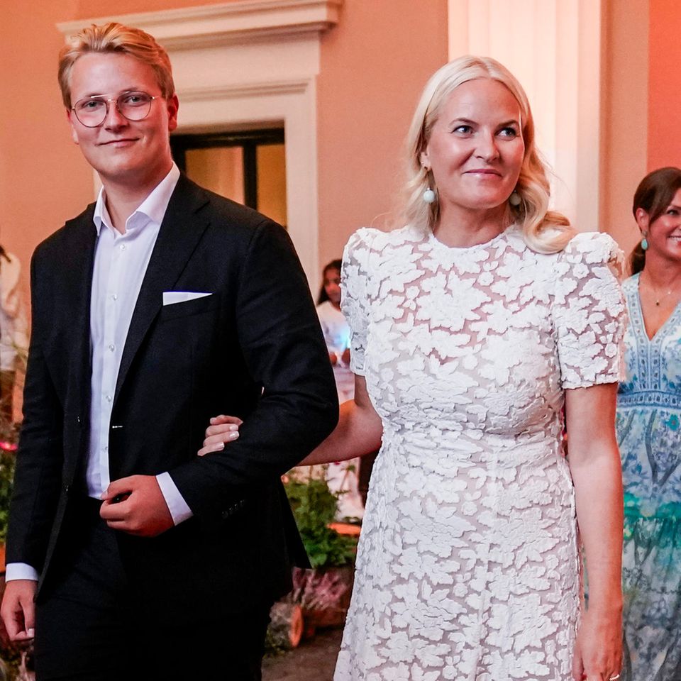 Prinz Sverre Magnus und Prinzessin Mette-Marit