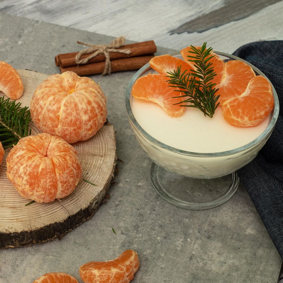 Spekulatius-Mandarinen-Quark-Creme: Cremig-leichtes Weihnachtsdessert