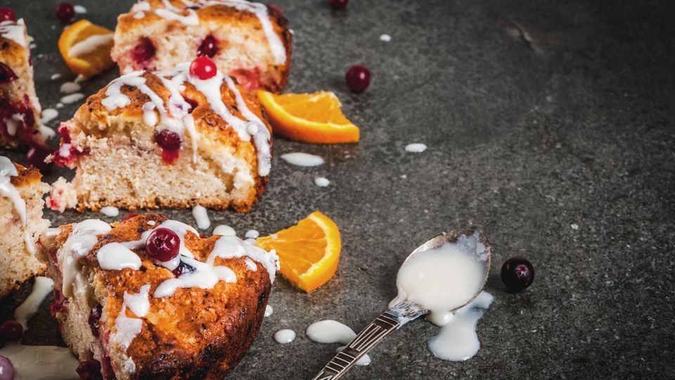 Festtags-Rezept: Köstliche Weihnachts-Scones mit Orange und Cranberrys ...