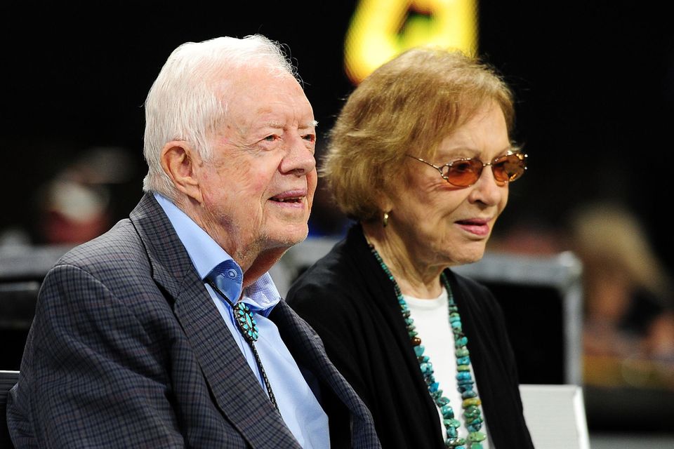 Jimmy und Rosalynn Carter 2018 in Atlanta