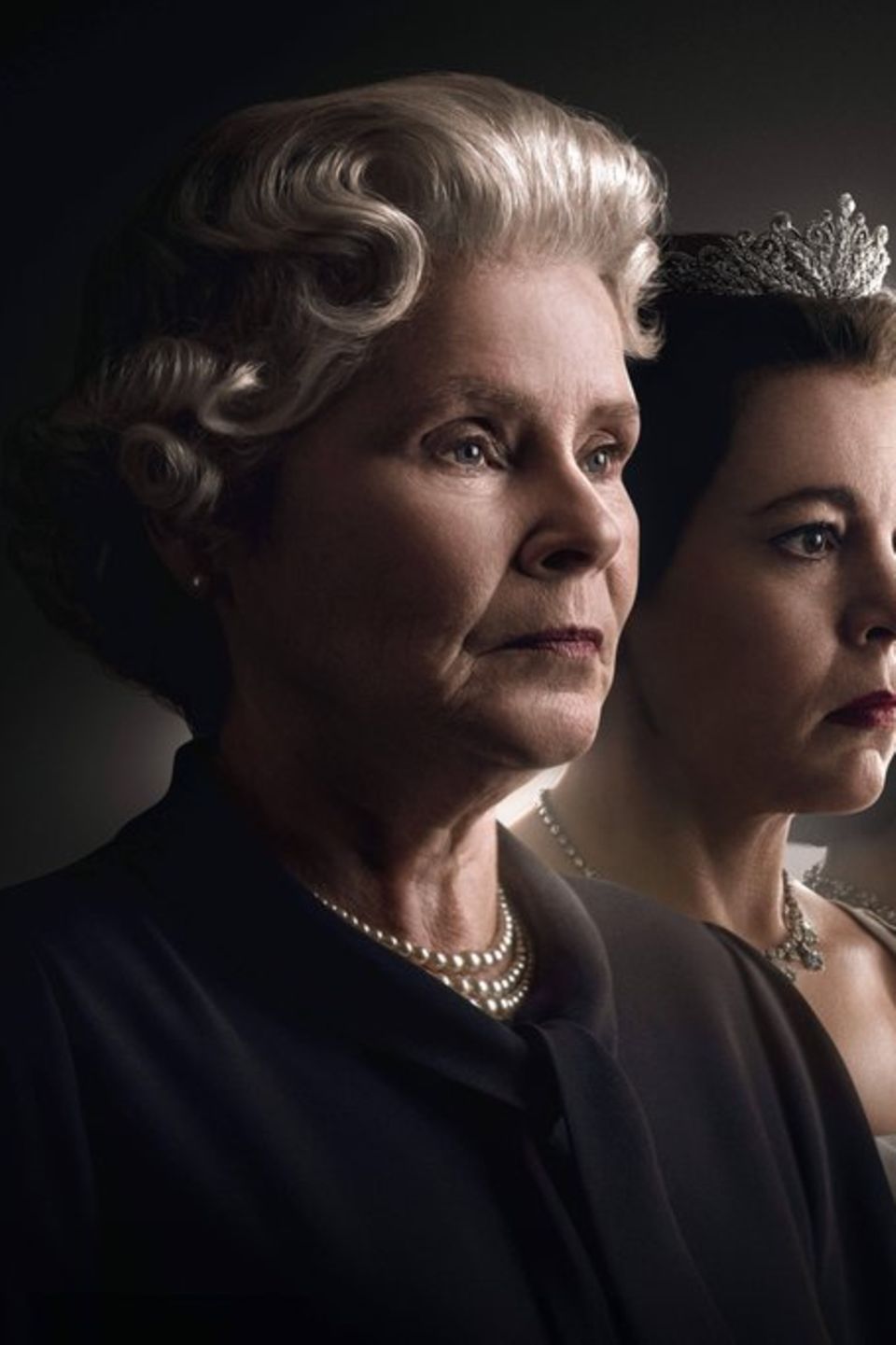 Drei Queens auf einmal: Imelda Staunton (v.l.), Olivia Colman und Claire Foy sind im Finale von "The Crown" gemeinsam zu sehen