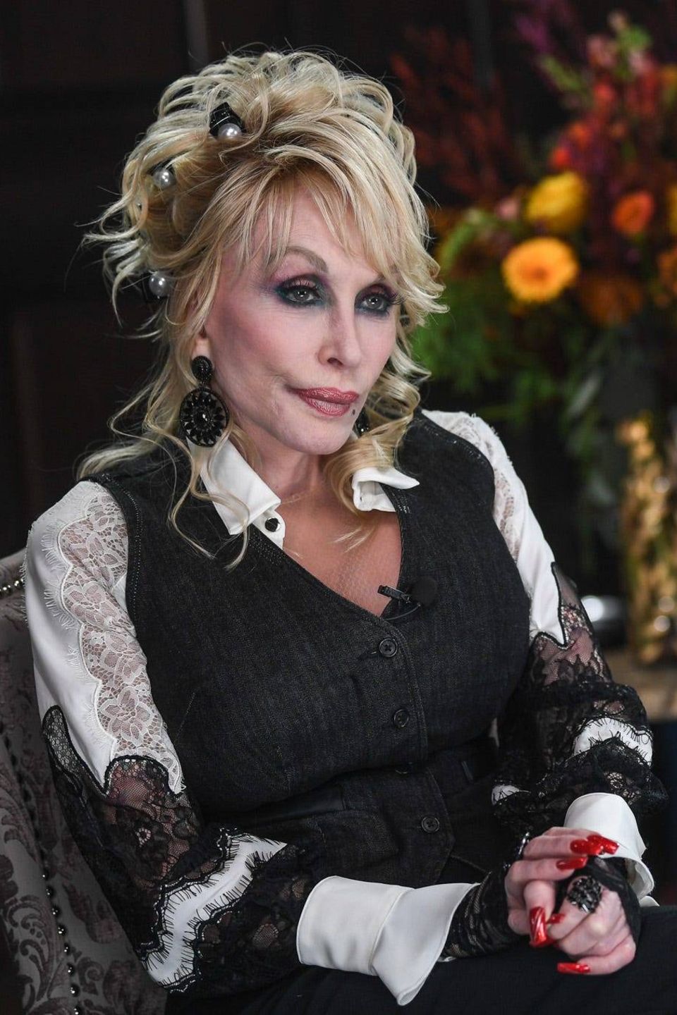Dolly Parton bei einem Interview mit "The Knoxville News-Sentinel" 2023