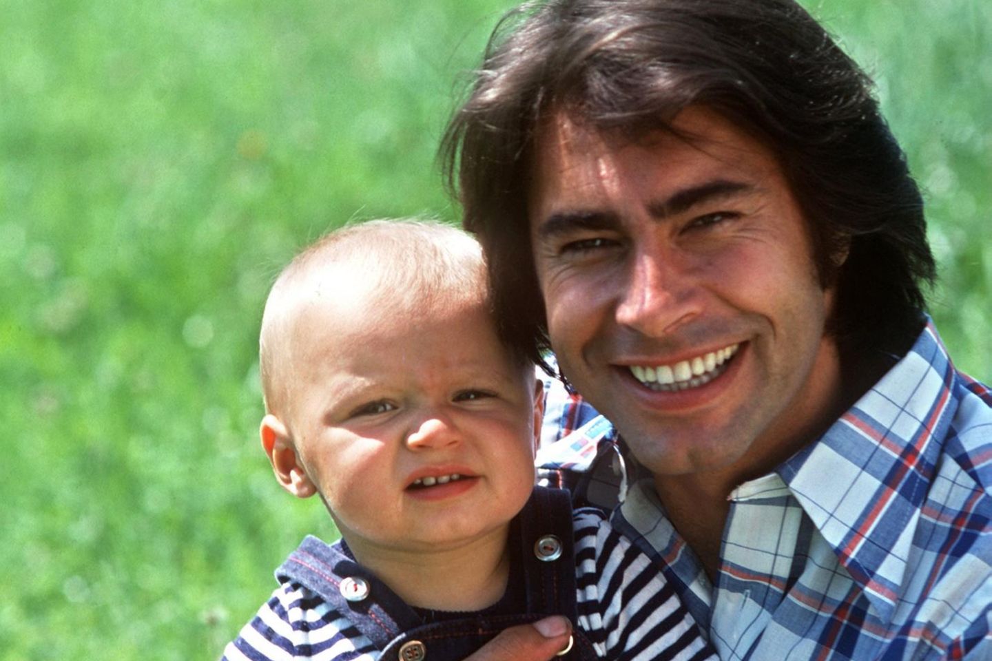 Roy Black (†) mit seinem Sohn Torsten Höllerich Ende der 70er-Jahre