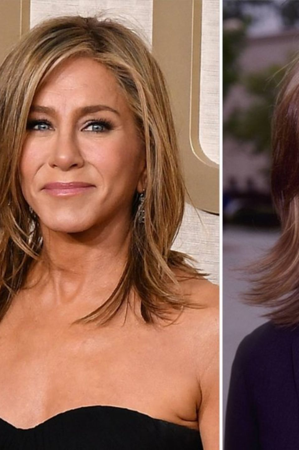 Damals und heute: Zwischen diesen beiden Bildern von Jennifer Aniston liegen fast 30 Jahre.