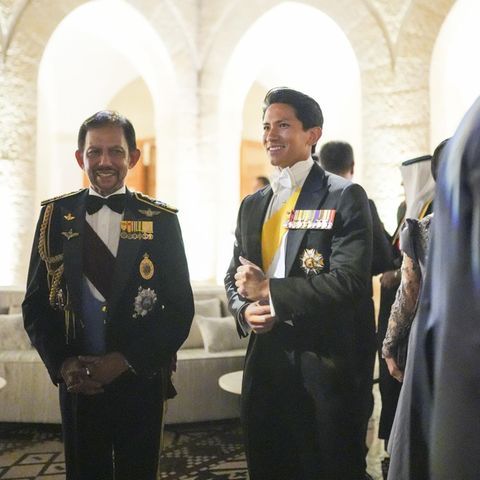 Sultan Hassanal Bolkiahs und Prinz Mateen 