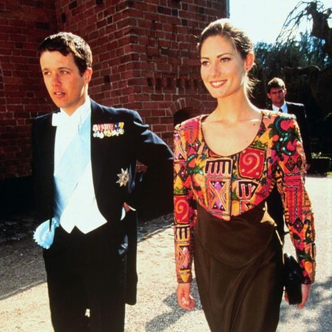 Prinz Frederik und Katja Storkholm im Jahr 1995