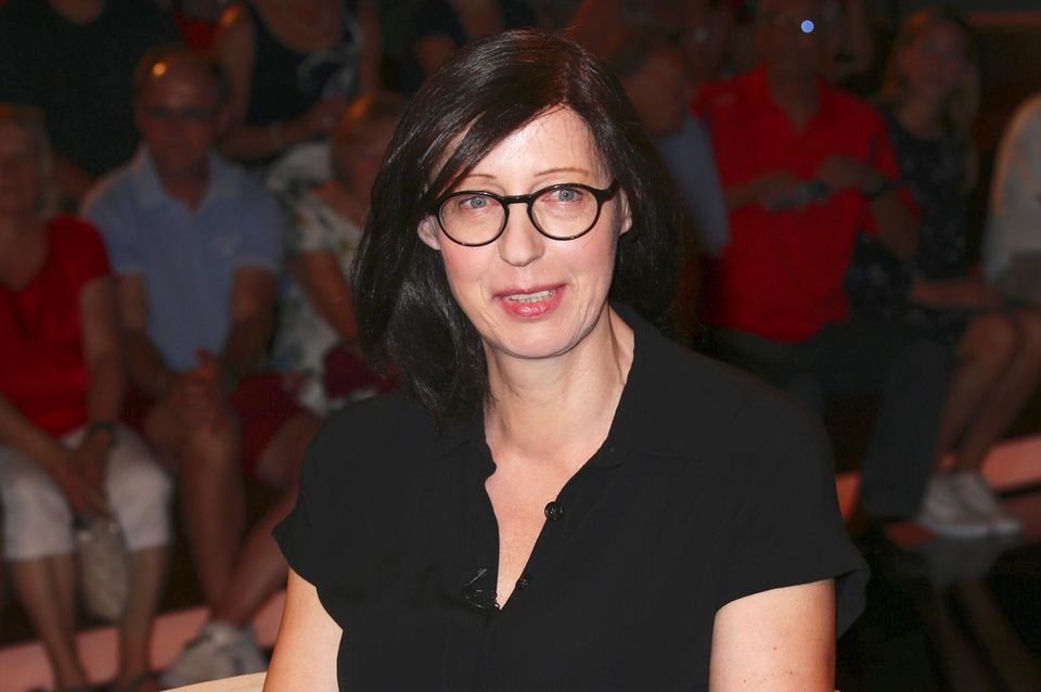 Elisabeth Niejahr bei einer TV-Aufzeichnung im Juni 2019.