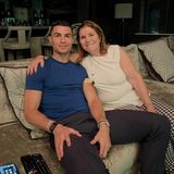 Cristiano Ronaldo mit seiner Mama
