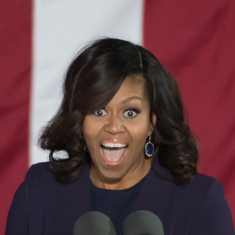 Michelle Obama hat Grund zur Freude.