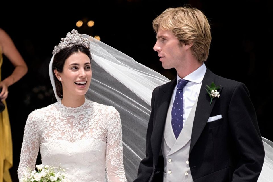 Alessandra de Osma und Prinz Christian von Hannover an ihrer Hochzeit in Lima