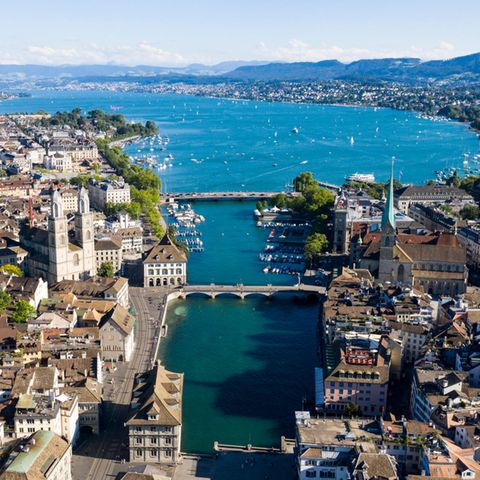 Die vielleicht schönste, definitiv aber teuerste Stadt Europas: Zürich in der Schweiz